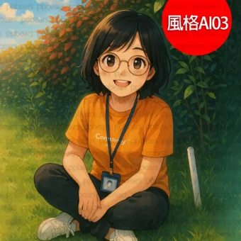 似顏繪-二次元動漫卡通化可愛似顏繪風格 AI03-18 | 創意PP熊|客製化手機殼專家