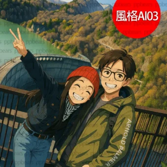 似顏繪-二次元動漫卡通化可愛似顏繪風格 AI03 | 創意PP熊|客製化手機殼專家