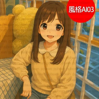 似顏繪-二次元動漫卡通化可愛似顏繪風格 AI03-9 | 創意PP熊|客製化手機殼專家