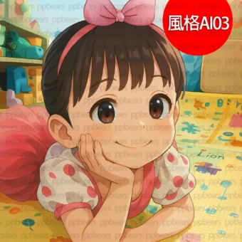 似顏繪-二次元動漫卡通化可愛似顏繪風格 AI03-16 | 創意PP熊|客製化手機殼專家