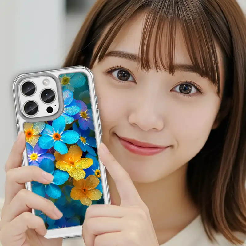 藍到發光二代磁吸支架款 客製化手機殼E061 4 | 創意PP熊|客製化手機殼專家