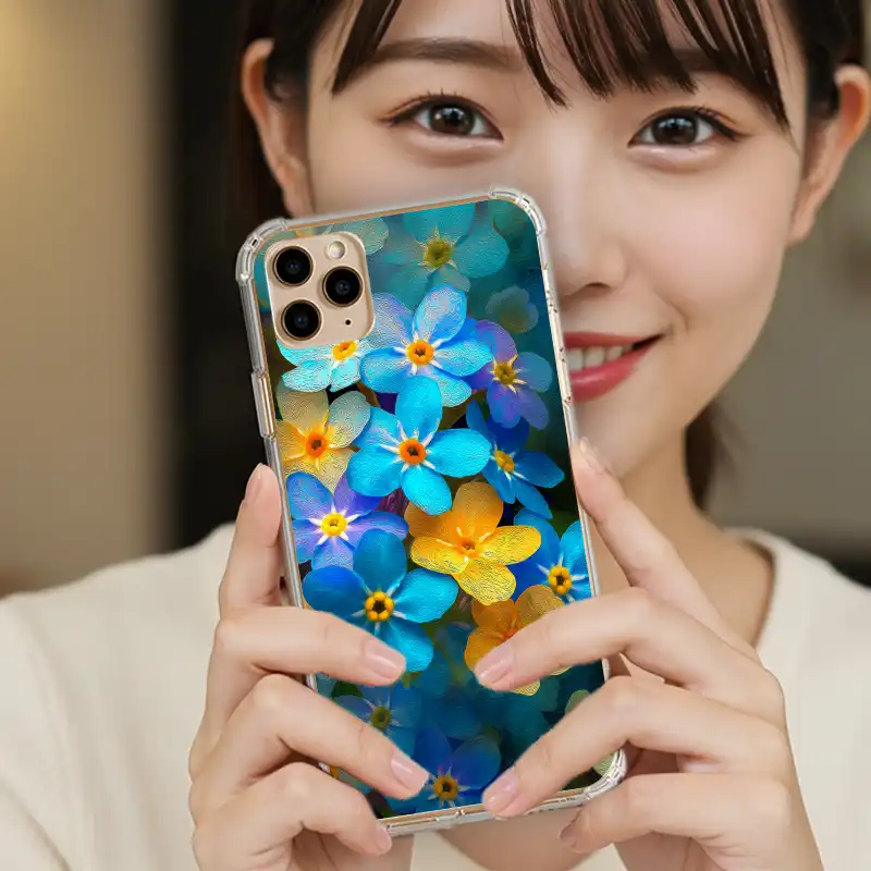 藍到發光二代磁吸支架款 客製化手機殼E061 6 | 創意PP熊|客製化手機殼專家