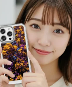 Alternative view of 花火降臨・暗夜奔放磁吸支架款 客製化訂製手機殼 E065