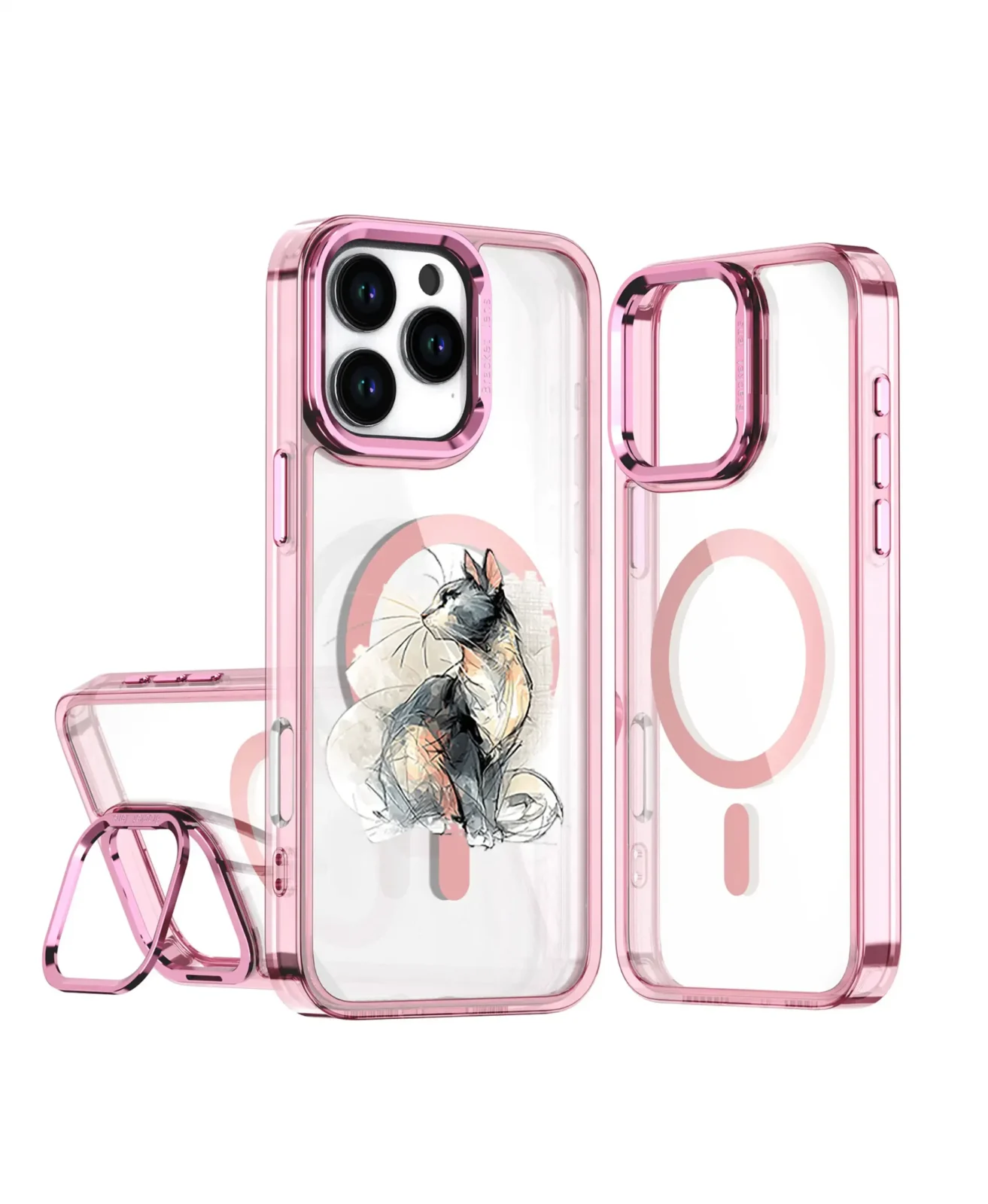 三代鏡頭支架合金殼客製化手機殼創意PP熊 2 | 創意PP熊|客製化手機殼專家 三代鏡頭支架合金殼客製化手機殼磁吸magsafe功能