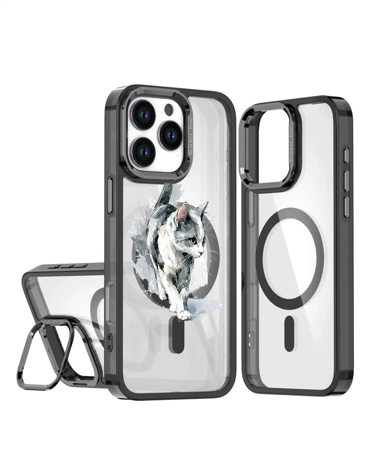 三代鏡頭支架合金殼客製化手機殼創意PP熊 4 | 創意PP熊|客製化手機殼專家 三代鏡頭支架合金殼客製化手機殼磁吸magsafe功能