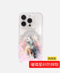 客製化手機殼 璀璨星砂殼 有磁吸功能
