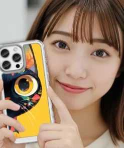 Alternative view of 幻彩之瞳 cat014｜客製化手機殼，手機殼推薦，千種手機型號支援