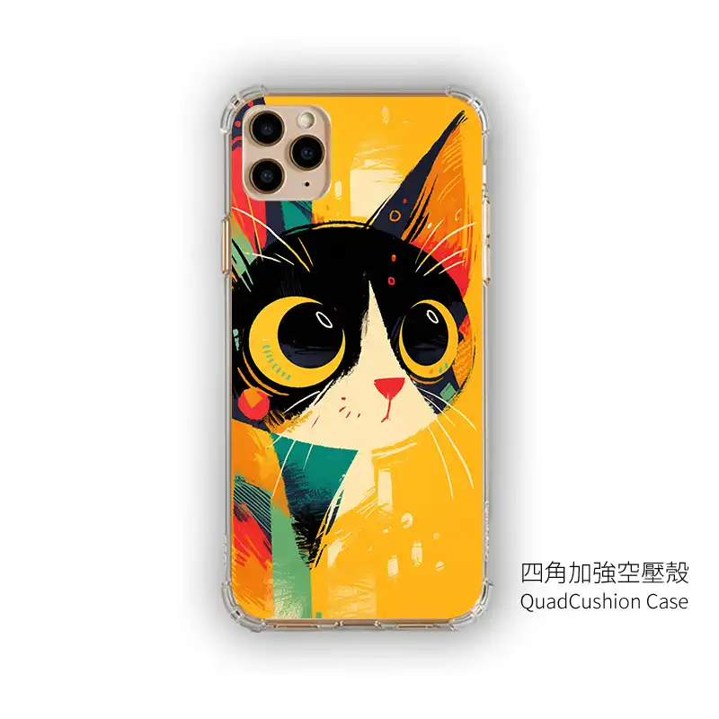 客製化手機殼創意PP熊ppbearscat017繽紛視界 2 | 創意PP熊|客製化手機殼專家