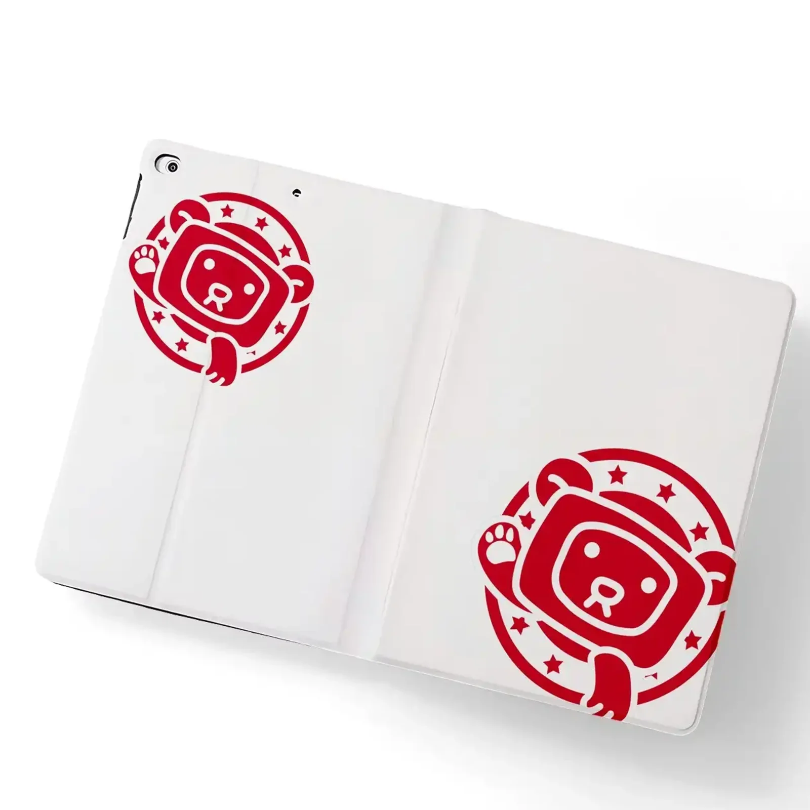 book style ipad case-5 - PPbears 創意PP熊 高級客製化手機殼 千種手機型號手機殼 客製化書本式ipad保護套