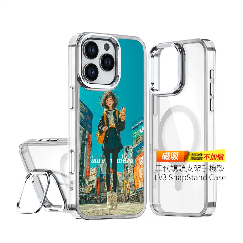 創意pp熊客製化手機殼ppbears 小吃一口的瞬間快樂街景款 客製化手機殼 GR019 2 | 創意PP熊|客製化手機殼專家