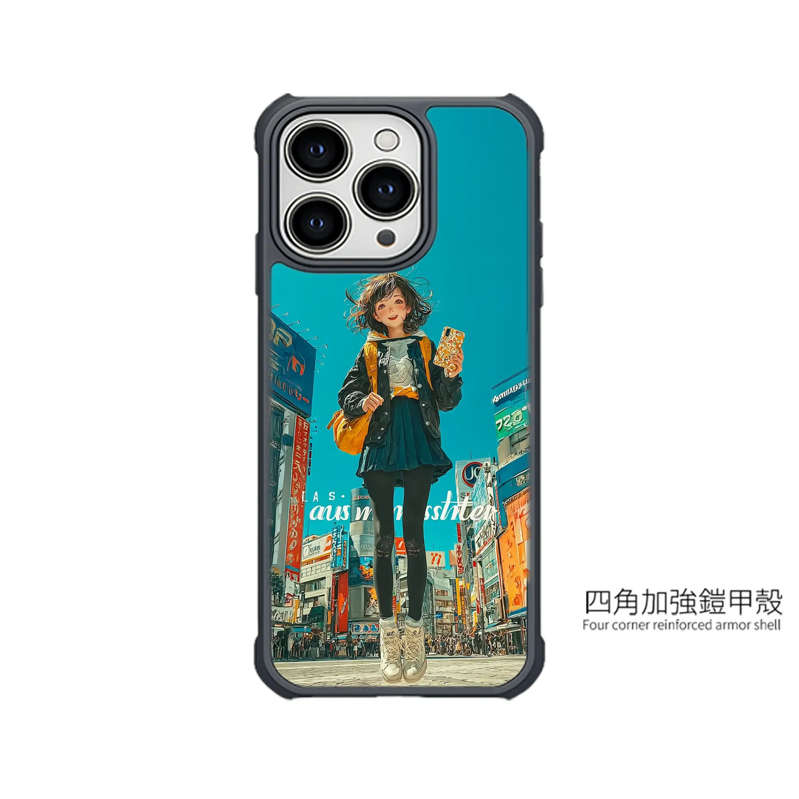 創意pp熊客製化手機殼ppbears 小吃一口的瞬間快樂街景款 客製化手機殼 GR019 4 | 創意PP熊|客製化手機殼專家