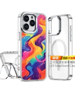 PPBears 流光熱浪 N020 客製化手機殼 三代鏡頭支架款