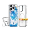 qing-kong-yun-wo-l098-qingshuang-chahua-custom-phone-case 2 - PPbears 創意PP熊 高級客製化手機殼 千種手機型號手機殼 晴空雲渦 L098 清爽插畫 彩甲防摔 客製化手機殼|雲層漩渦×藍天×少女剪影|UV 高解析