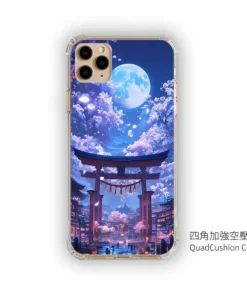 《月夜櫻町》L103｜客製化手機殼，手機殼推薦，iPhone手機殼，手機保護殼，千種型號支援