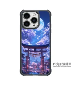 《月夜櫻町》L103｜客製化手機殼，手機殼推薦，iPhone手機殼，手機保護殼，千種型號支援