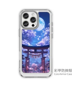 《月夜櫻町》L103｜客製化手機殼，手機殼推薦，iPhone手機殼，手機保護殼，千種型號支援