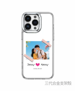客製化iphone手機殼 膠帶相框風格|創意pp熊