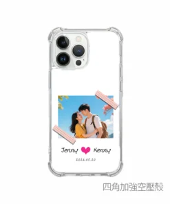 客製化iphone手機殼 膠帶相框風格|創意pp熊