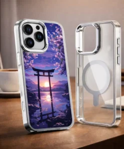 Alternative view of 《櫻月水鏡》L106｜客製化手機殼，手機殼推薦，iPhone手機殼，手機保護殼，千種型號支援