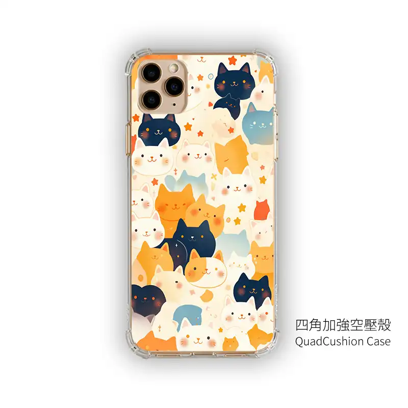 暮光喵喵樂園 貓咪插畫二代鏡頭支架客製化手機殼創意PP熊 3 | 創意PP熊|客製化手機殼專家