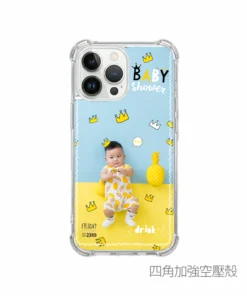 手機殼推薦,客製化手機殼,iPhone手機殼,寶寶照片客製設計,可加入名字的透明防摔手機殼