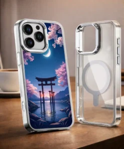 Alternative view of 《月櫻湖門》L105｜客製化手機殼，手機殼推薦，iPhone手機殼，手機保護殼，千種型號支援