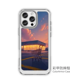 Alternative view of L115｜黃昏購物街設計手機殼｜磁吸支架，輕鬆自在