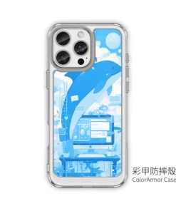 Alternative view of AN001｜海豚奇幻世界設計手機殼｜讓每一次握持都有驚喜