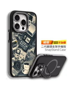 Alternative view of CUTE191｜復古電子設計手機殼｜懷舊科技風