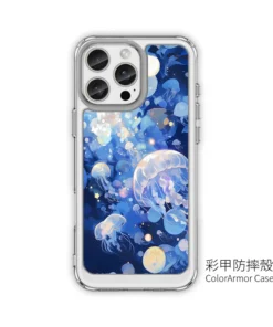Alternative view of CUTE208｜夢幻水母設計手機殼｜創造無限可能