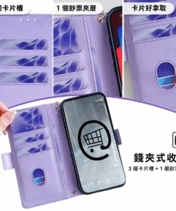 Alternative view of 插卡翻蓋錢夾皮套｜Redmi／POCO 系列
