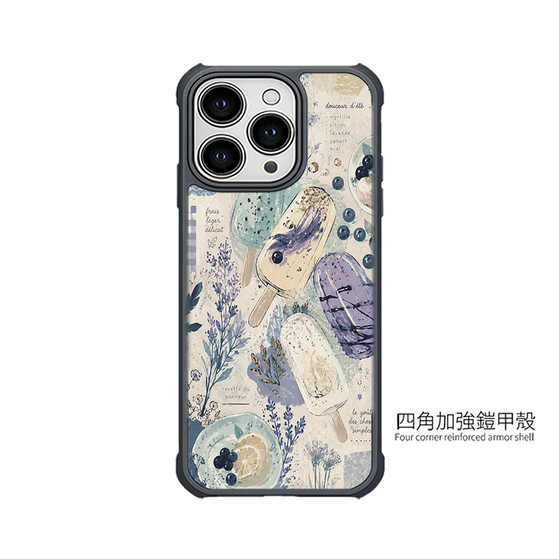 B097|復古甜點小動物插畫設計手機殼|把療癒日常握在手心:圖片 4