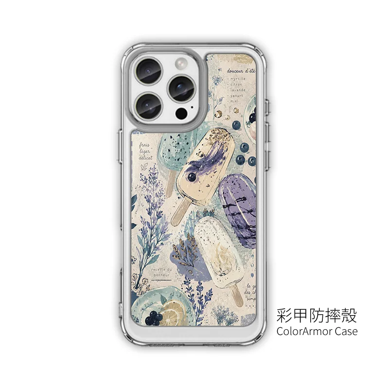 B097|復古甜點小動物插畫設計手機殼|把療癒日常握在手心:圖片 5
