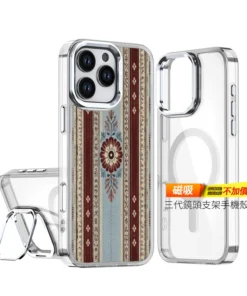 G024|復古織紋花卉設計手機殼|經典色彩,隨身展現獨特品味