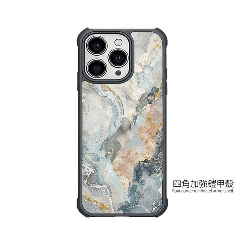 K48|流光雲岩設計手機殼|磁吸支架一轉即穩:圖片 4