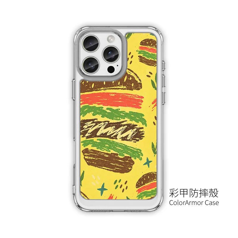 B111|漢堡塗鴉設計手機殼|磁吸支架一殼搞定:圖片 5