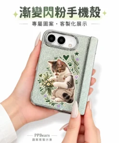 漸變閃粉iPhone Duo手機殼