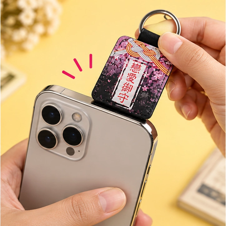 靠近手機感應區：iPhone 頂端；Android 位置依機型